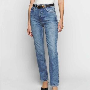 Reformation Cynthia high rise Straight Jeans